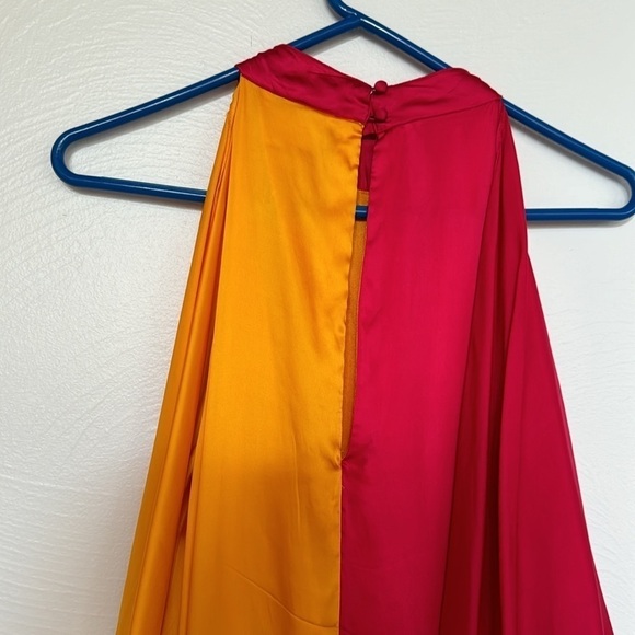 NWT Anthropologie Pinnacle by Shruti Sancheti satin ruffle maxi dress - Picture 7 of 9